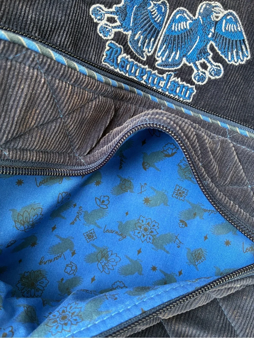 Vera Bradley Harry Potter Ravenclaw corduroy limited edition backpack